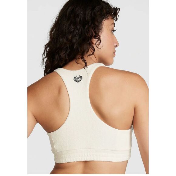 VS PINK Reverse Fleece Lounge Bra Toppur medium - Picture 2 of 6